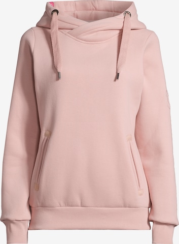Sweat-shirt salzhaut en rose : devant