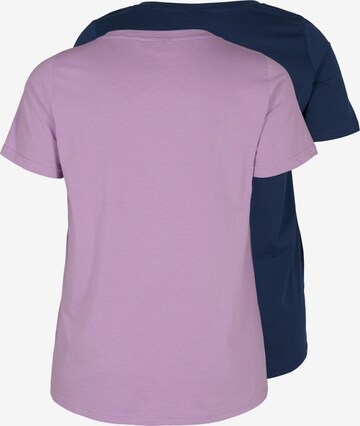 T-shirt Zizzi en bleu