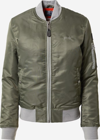 Schott NYC Between-Season Jacket 'Airforce' in Green: front