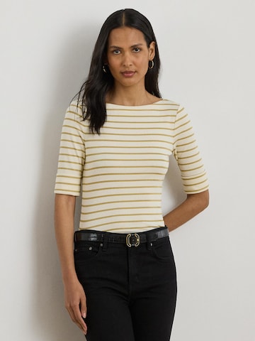 T-shirt 'JUDY' Lauren Ralph Lauren en beige : devant