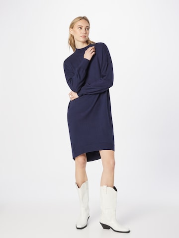 ESPRIT - Vestido de punto en azul: frente