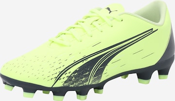Chaussure de foot 'Ultra' PUMA en vert : devant