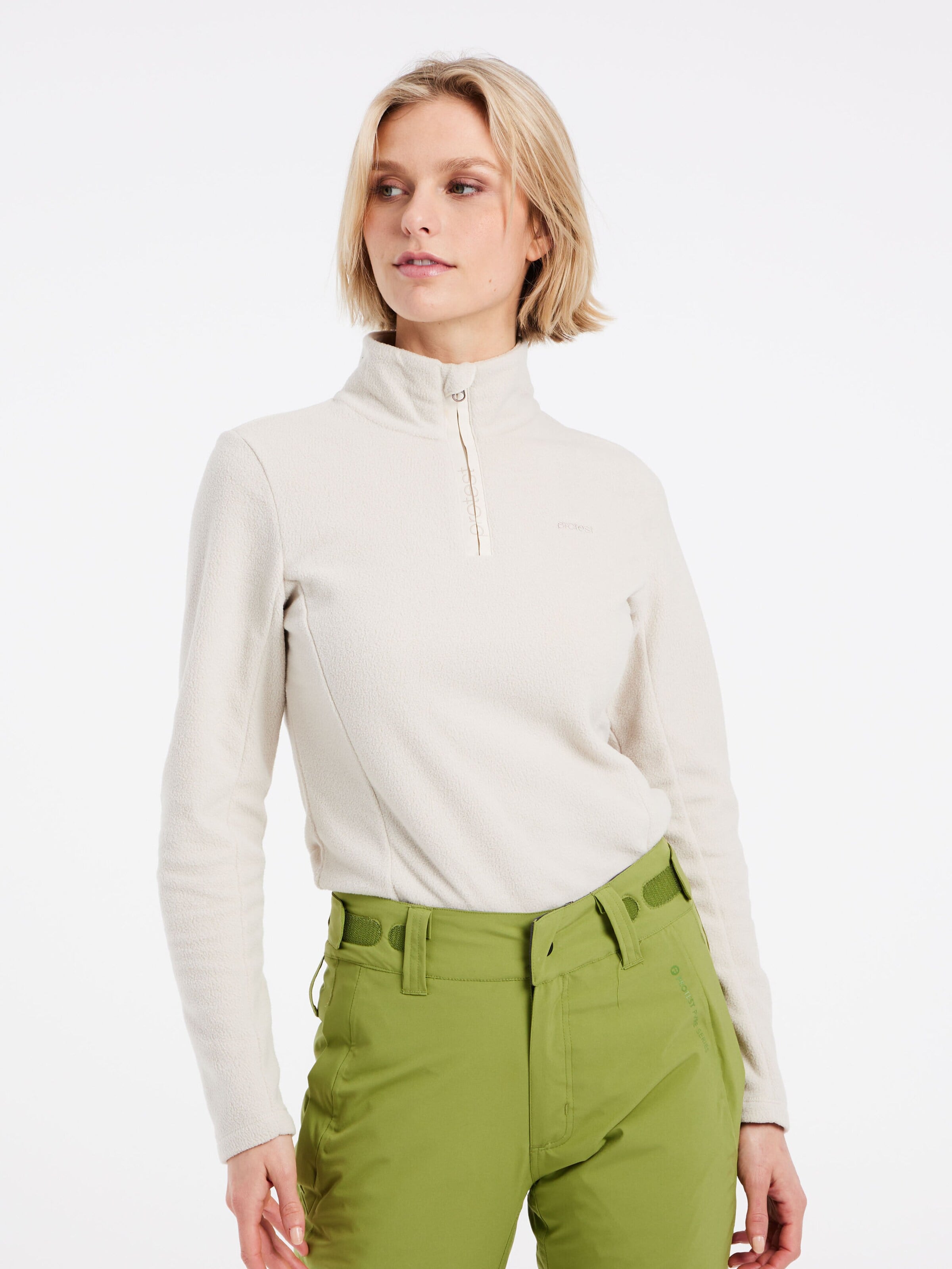 PROTEST Athletic Sweatshirt 'MUTEZ' in White: front