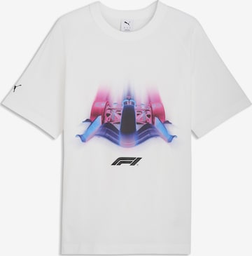 PUMA Shirt 'F1®' in Wit: voorkant