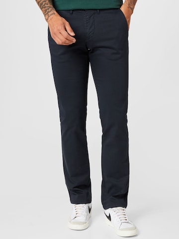 REDPOINT Slim fit Chino trousers 'Jasper' in Blue: front