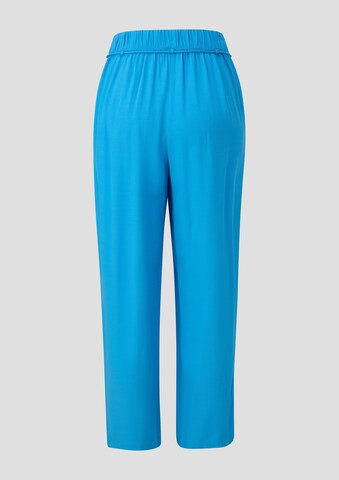 s.Oliver BLACK LABEL Wide leg Trousers in Blue