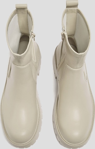 Pull&Bear Ankle Boots in Beige