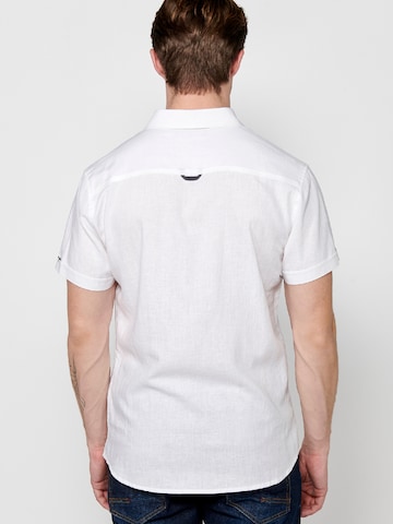KOROSHI - Ajuste regular Camisa en blanco