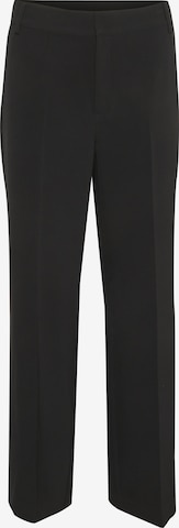 My Essential Wardrobe Loose fit Pleated Pants in Black: front