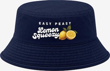 Neverless Hat 'Lemon Squeezy' in Blue: front