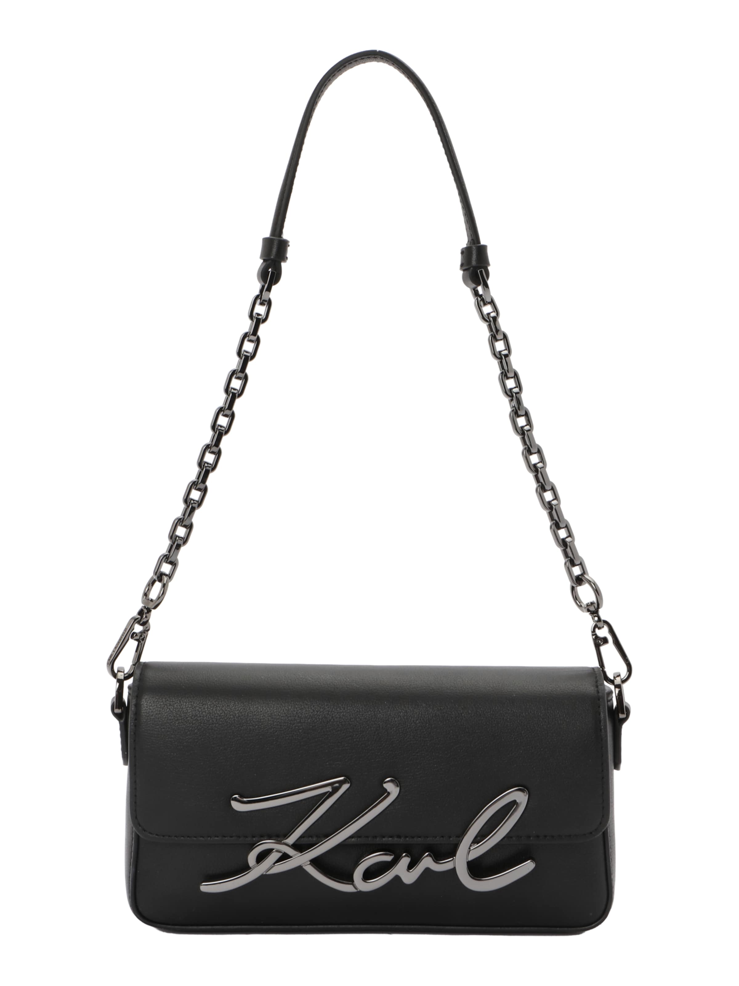 Karl Lagerfeld Shoulder Bag 'K/SIGNATURE 2.0' in Black: front