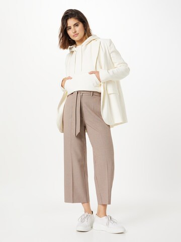 s.Oliver Wide leg Pleated Pants in Beige