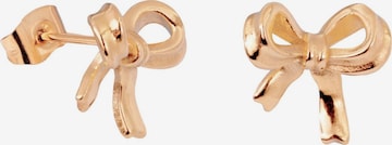 Luamaya Ohrringe 'Pretty Ribbon Studs' in Gold: Vorderseite