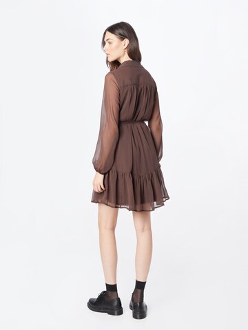 VERO MODA Shirt Dress 'Kaya' in Brown