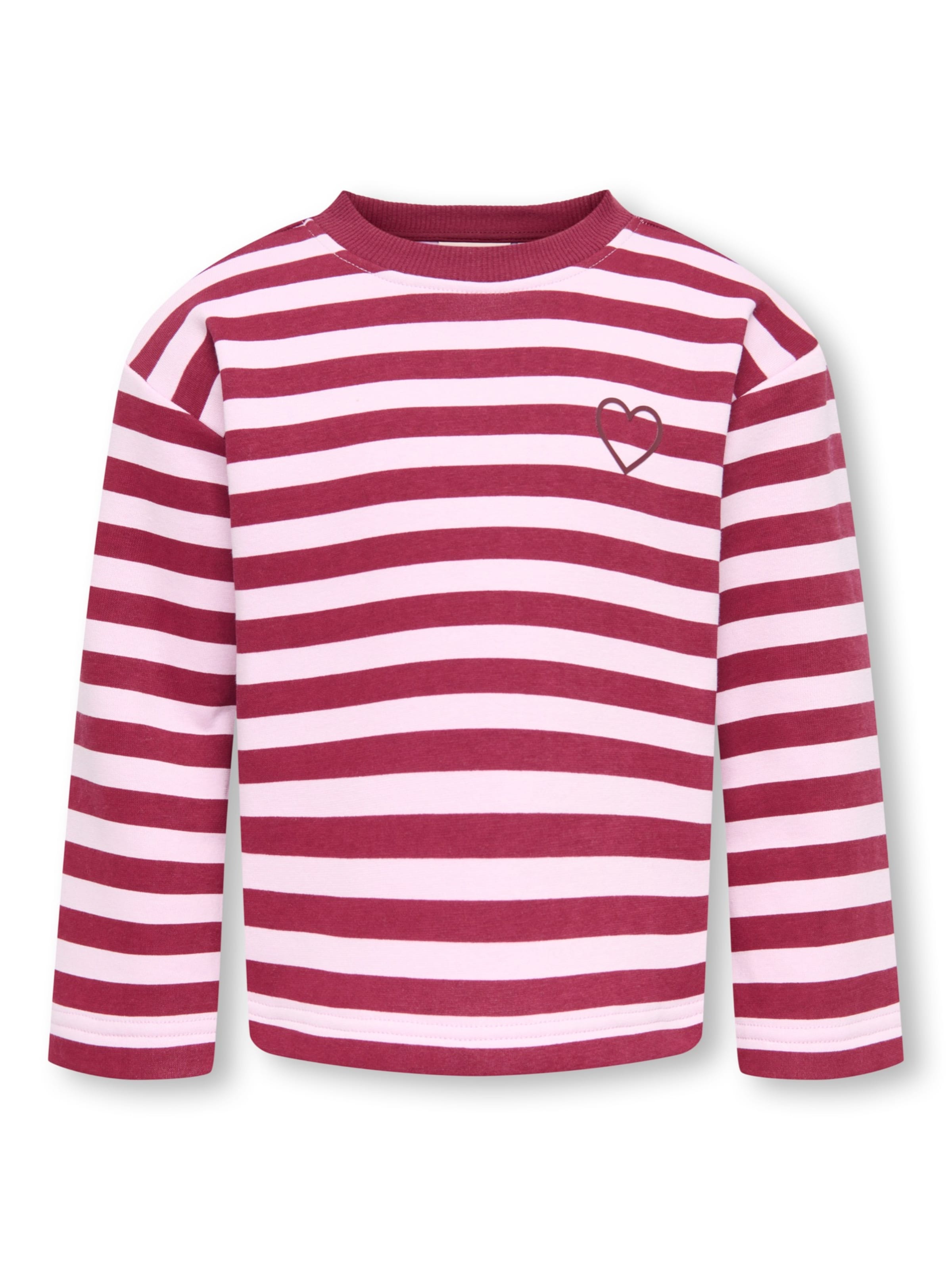 Sweat-shirt 'KMGSWEAT' Only Mini en rouge : devant