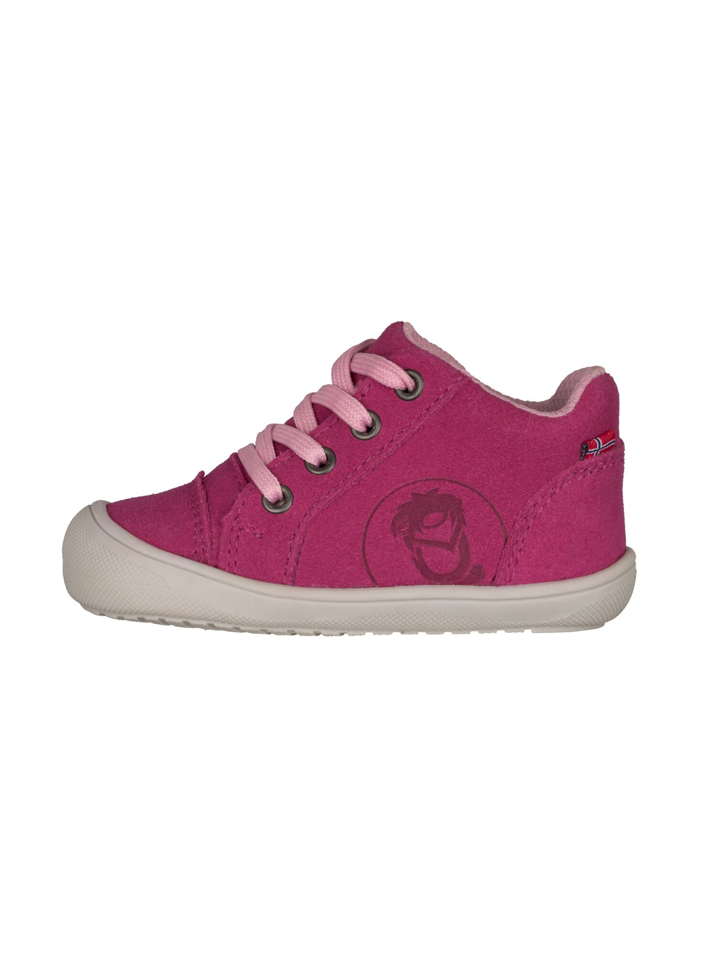 TROLLKIDS First-Step Shoes in Pink: front