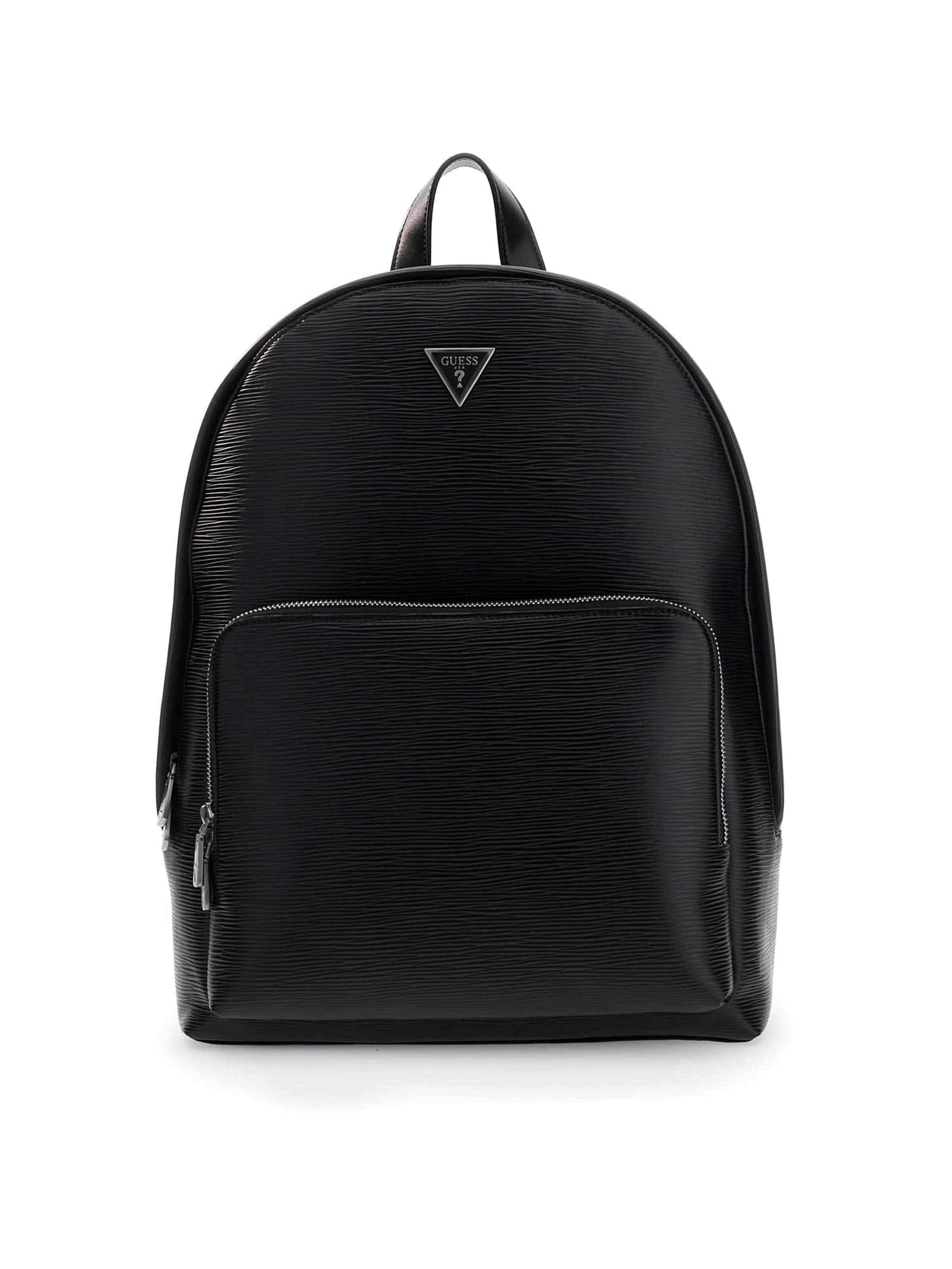 GUESS Rucksack 'Milano' in Schwarz: Vorderseite