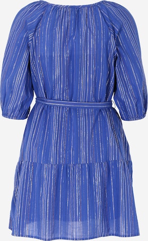 Gap Petite - Vestido 'ELBOW' em azul