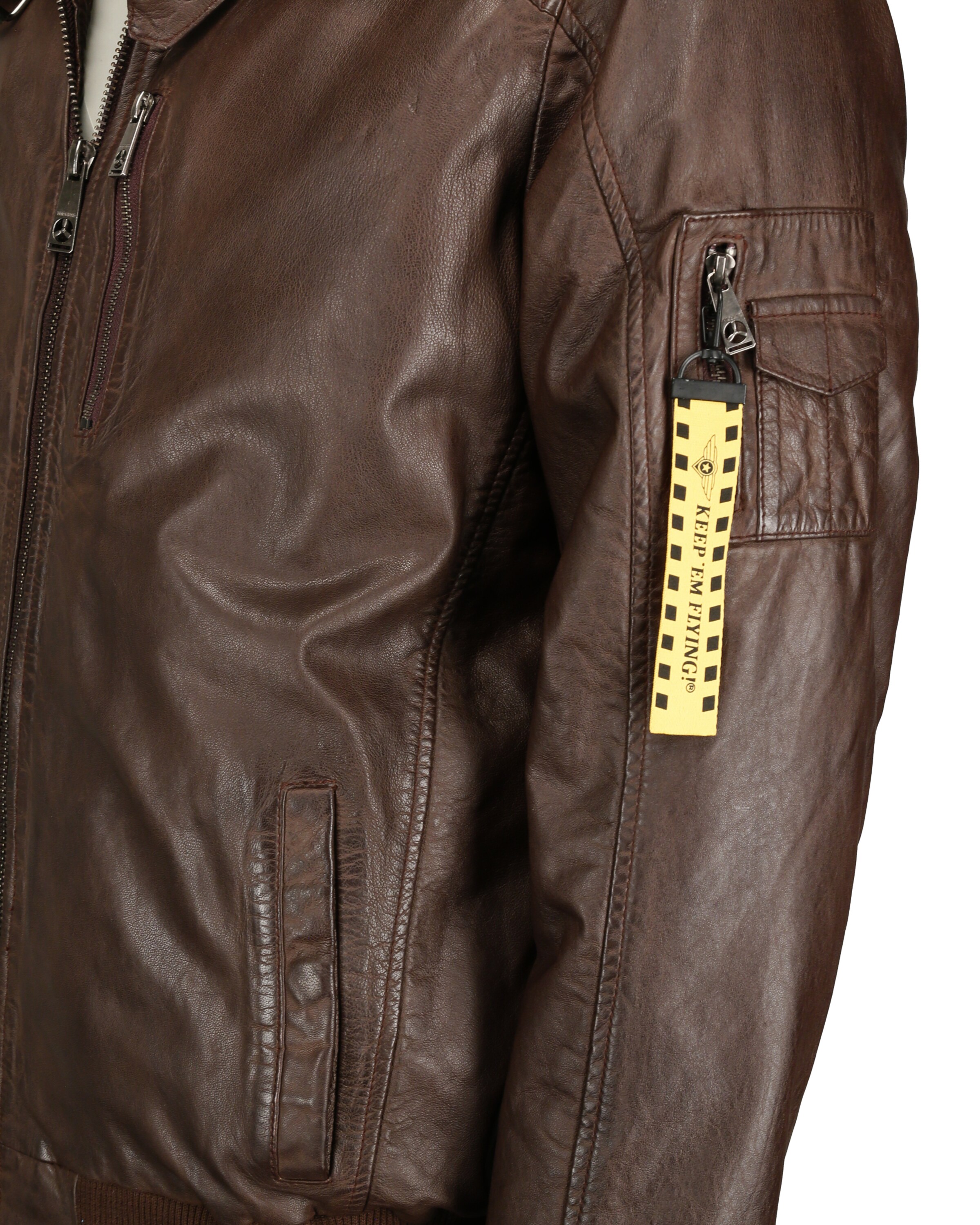 TOP GUN Between-season jacket in Brown