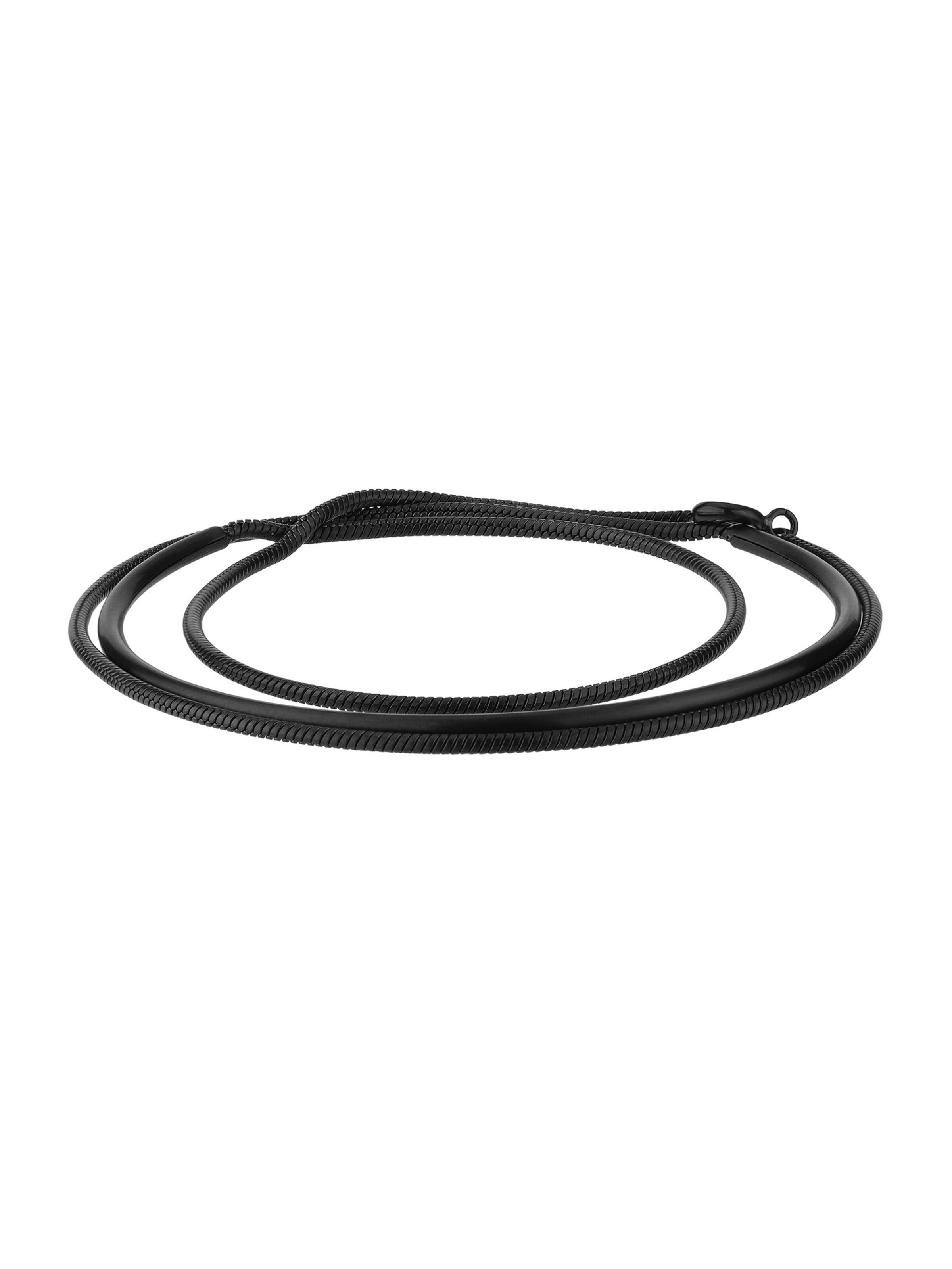 Liebeskind Berlin Armband in Schwarz: Vorderseite