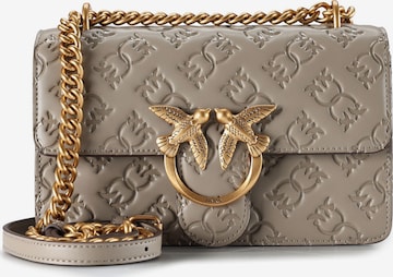 PINKO Crossbody bag 'Love One' in Grey: front