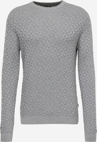 Only & Sons Sweater 'Kalle' in Grey: front