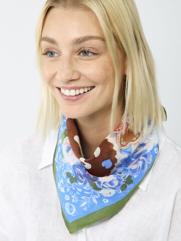 CODELLO Traditional shawl in Blue
