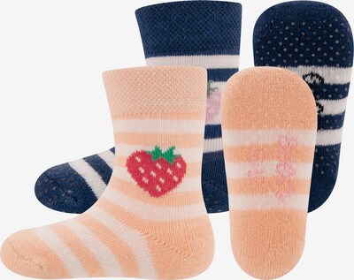 EWERS Socks in Navy / Light orange / Pink / Pink / White, Item view