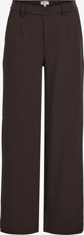 Pantalon 'Lisa' OBJECT en marron : devant