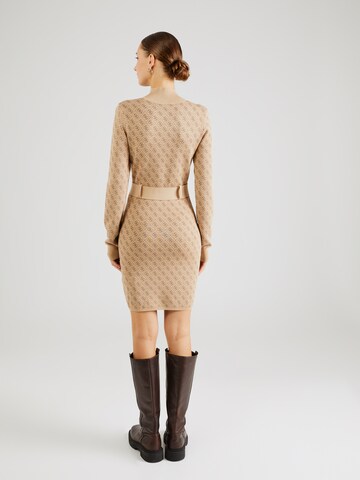 GUESS Knitted dress 'LISE' in Brown