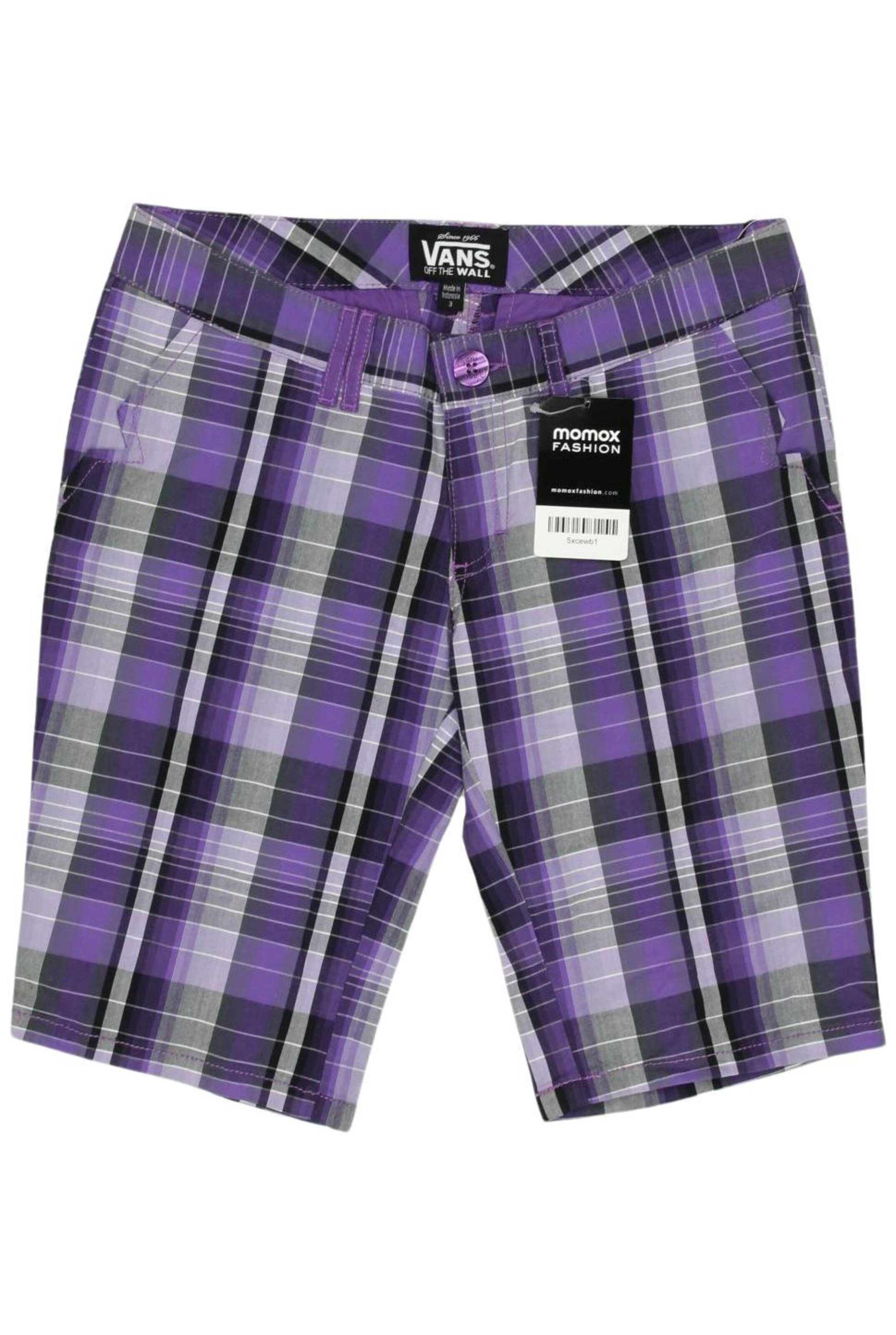 VANS Shorts in S in Purple: front