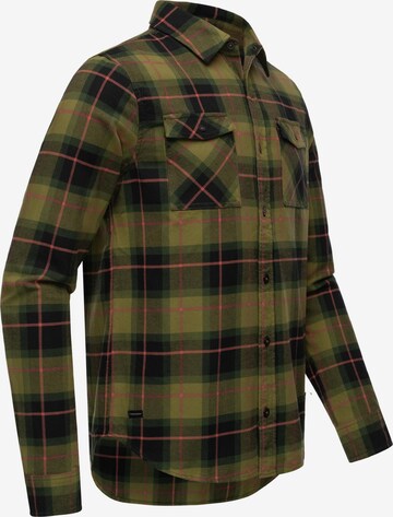 Ragwear - Ajuste regular Camisa 'Checki' en verde