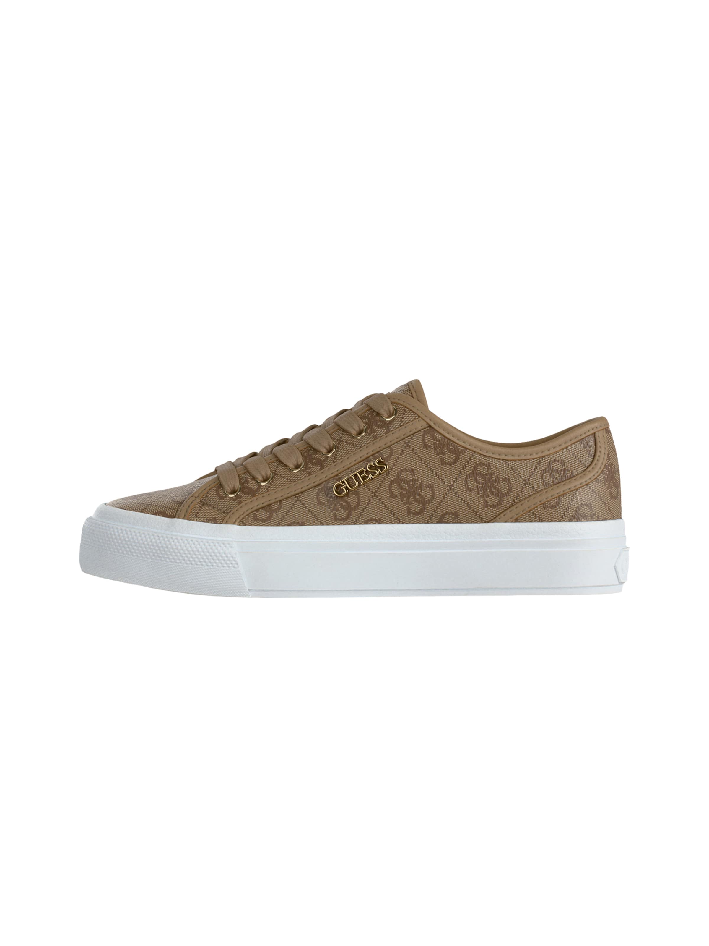 GUESS Ниски маратонки 'Jelexa10' в кафяво: отпред