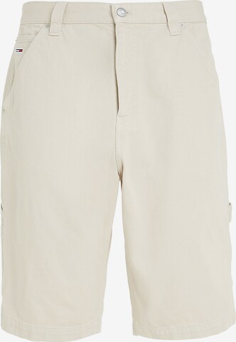 Pantalon chino Tommy Jeans en beige : devant