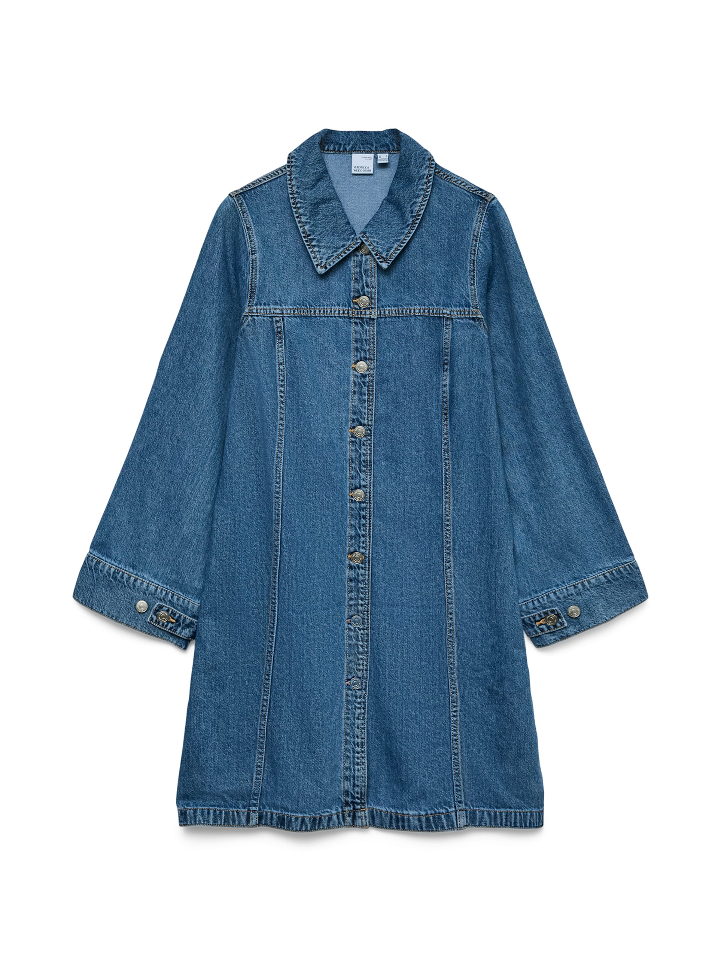 VERO MODA Shirt Dress 'VMFindo' in Blue: front