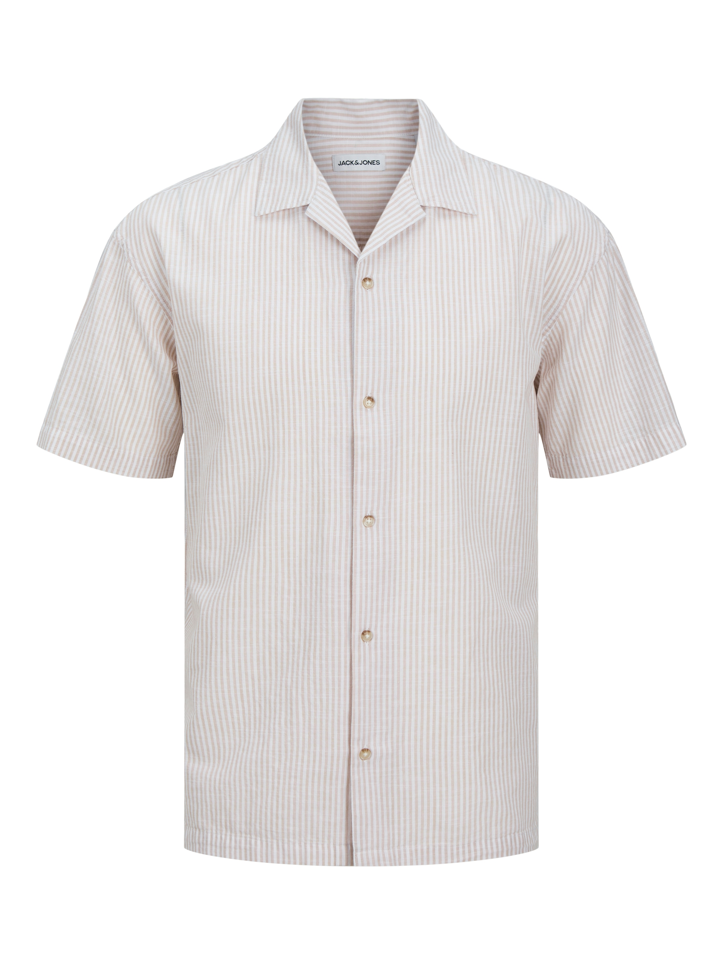 JACK & JONES Πουκάμισο 'JJESummer Resort' σε μπεζ: μπροστά
