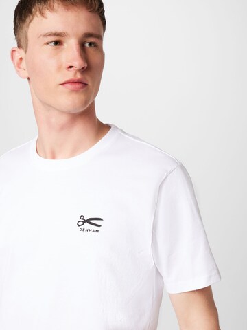 DENHAM T-shirt 'LOND' i vit