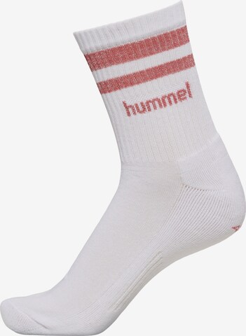 Chaussettes de sport Hummel en blanc