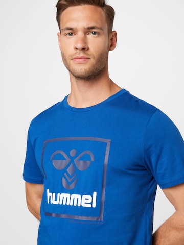 Tricou funcțional de la Hummel pe albastru