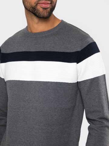 Threadbare Trui 'Lese' in Grijs