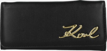 Karl Lagerfeld Wallet in Black: front