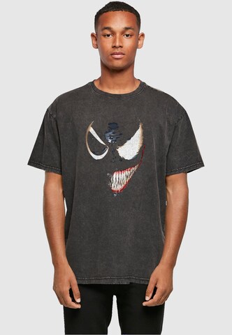 T-Shirt 'Marvel - Venom Split Face' ABSOLUTE CULT en noir : devant