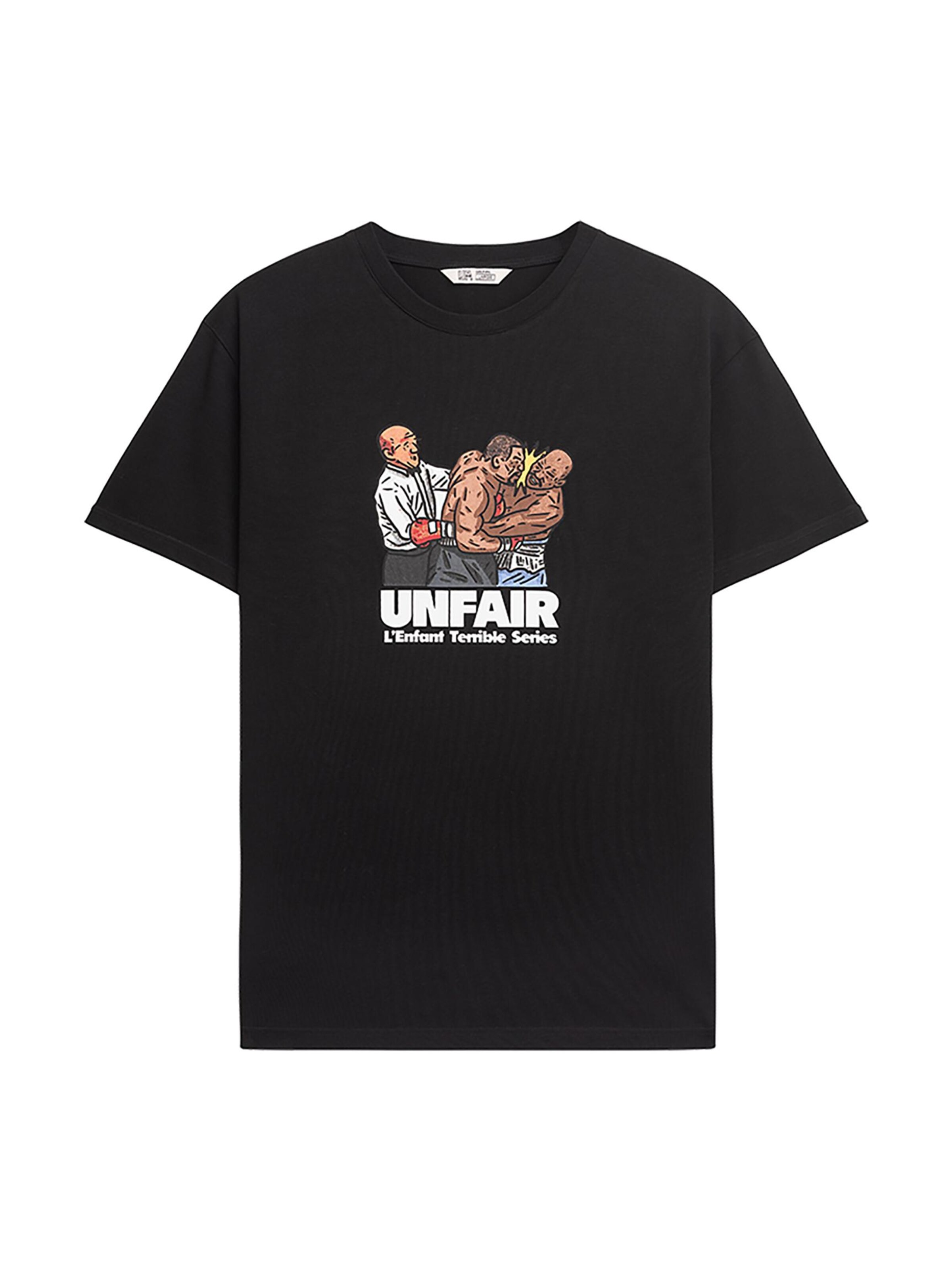 Unfair Athletics Sweatshirt 'Tyson' in Black: front