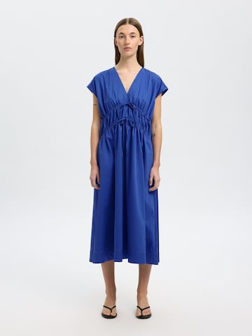 SELECTED Kleid in Blau: Vorderseite