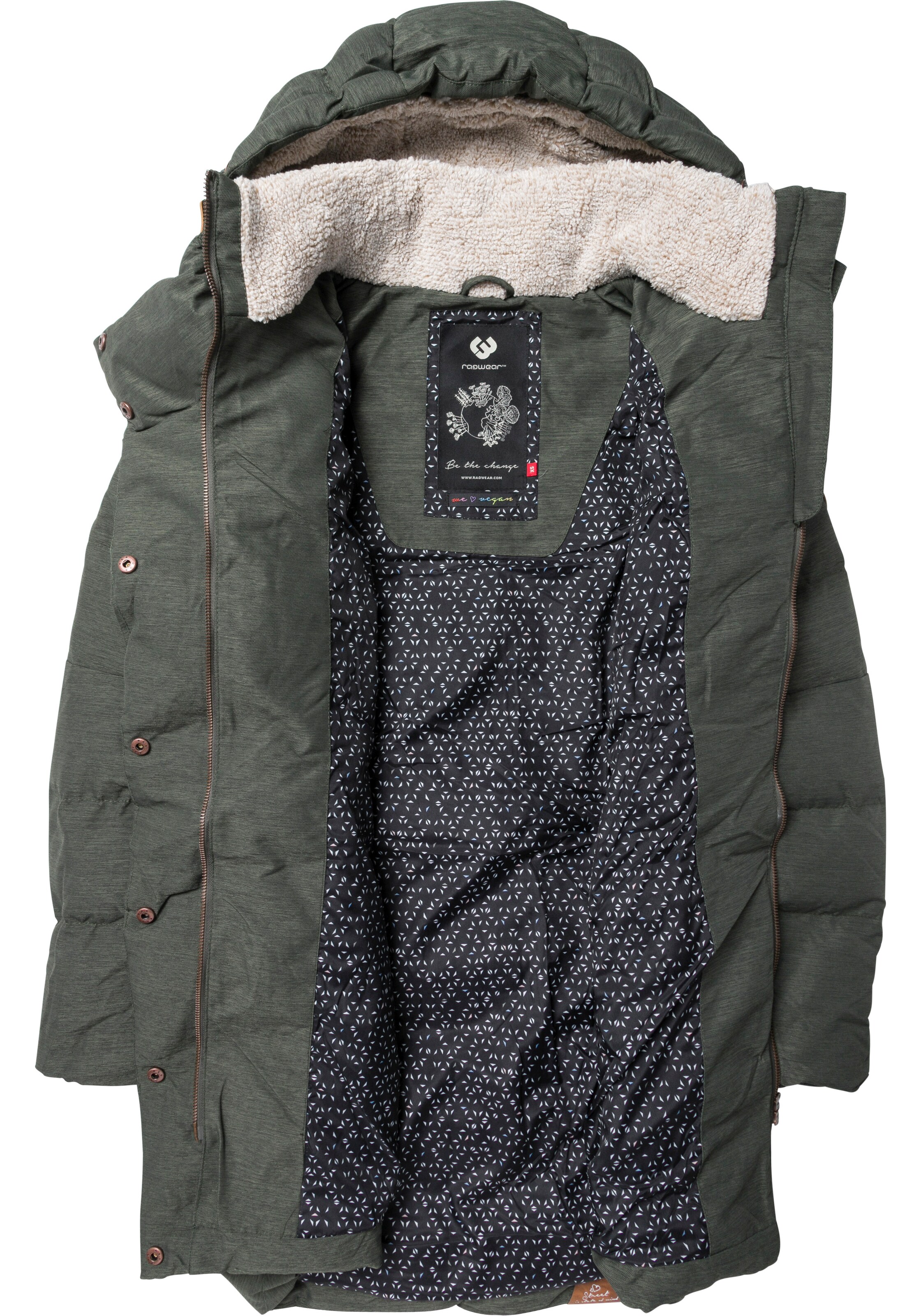 Ragwear Winter Parka in Green