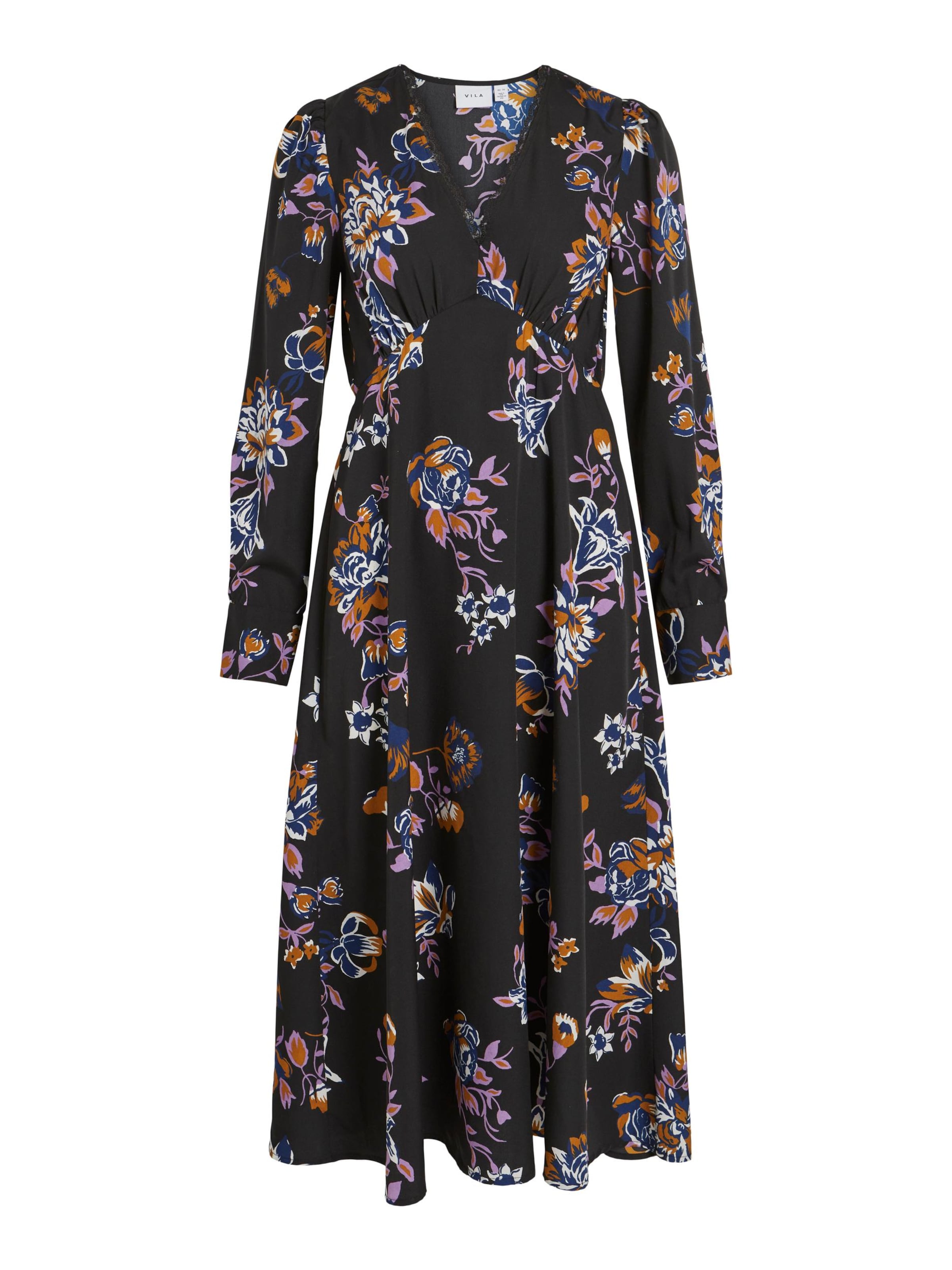 VILA Kleid in Schwarz: Vorderseite