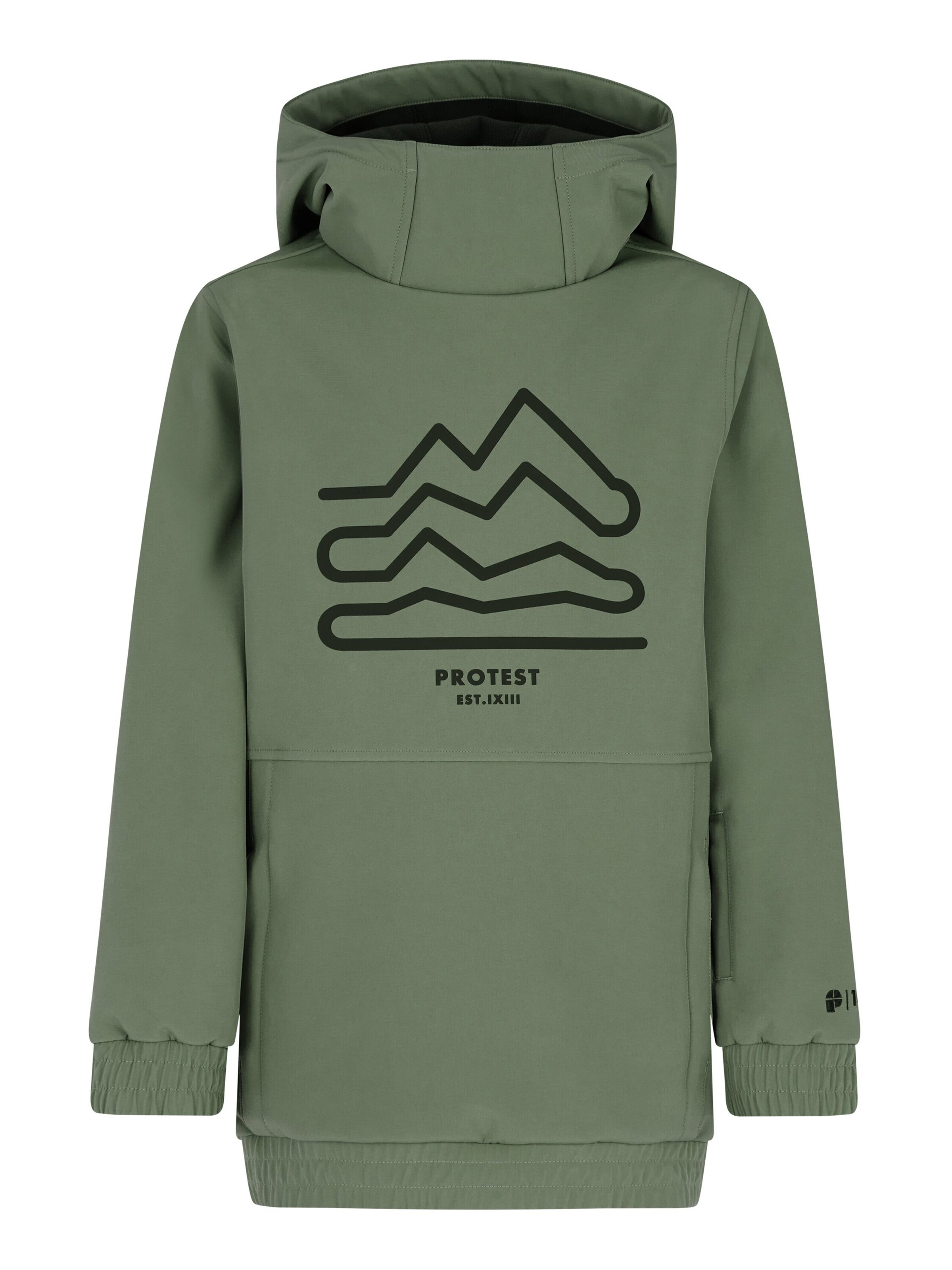 PROTEST Sportjacke 'PRTQUINZ'‌‌‌‌‌ in Grün: Vorderseite