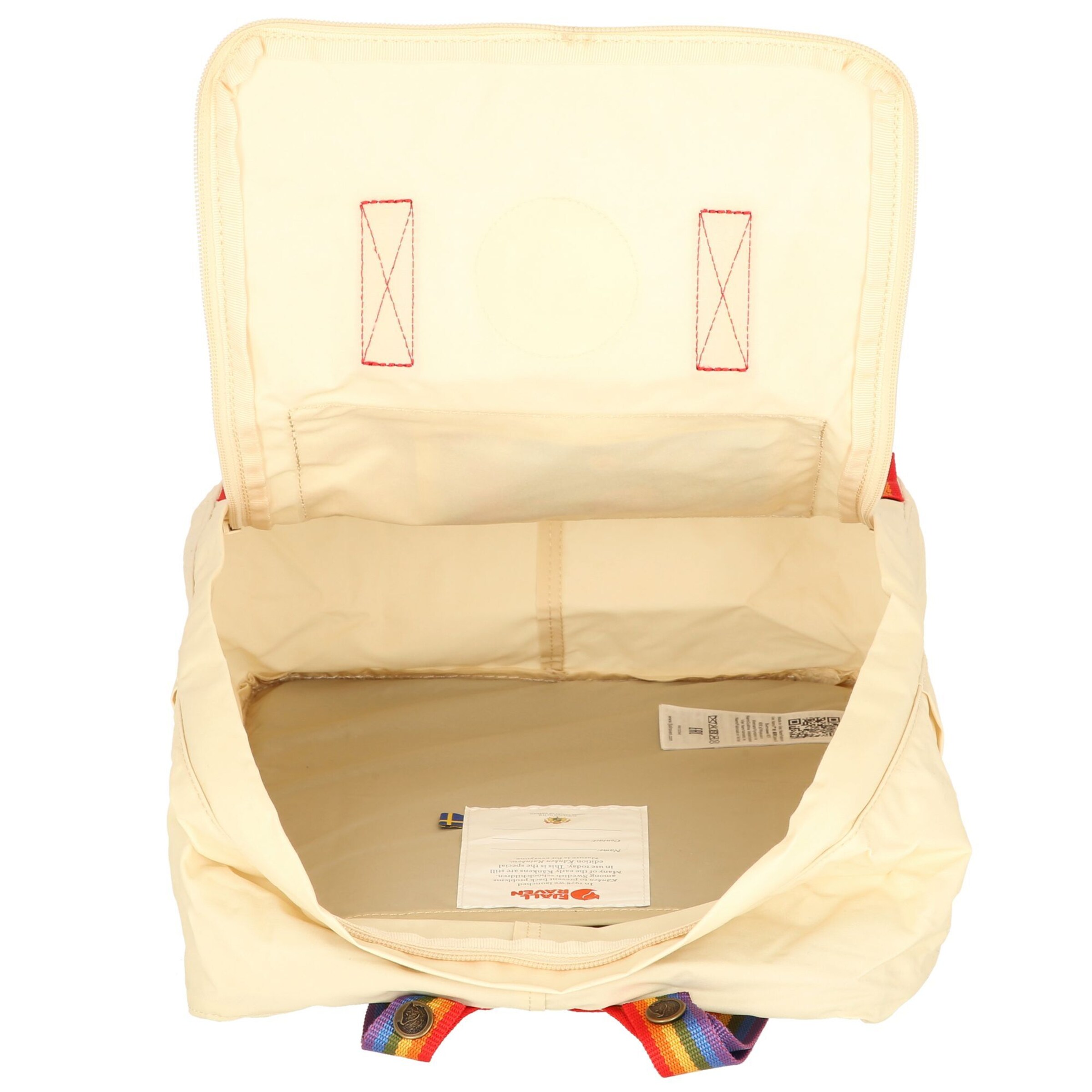 Fjällräven Rucksack 'Kanken Rainbow' in Beige