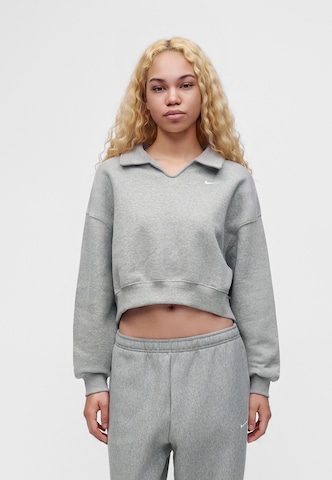 Nike Sportswear Mikina – šedá: přední strana