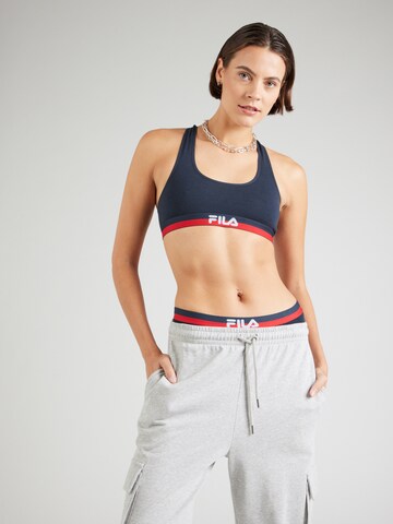 FILA Бюстгальтер под футболку Бюстгальтер в Синий: спереди